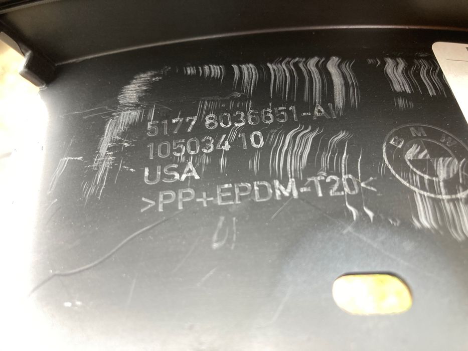 Bandouri aripa BMW X5 E70 M 2007 - 2013 Bandou ornament aripa