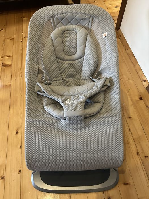 Бебешки шезлонг 3 в 1 Ergobaby - Evolve, All Mesh, Light Grey