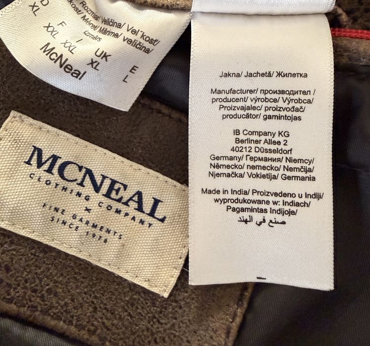 Jacheta piele miel nappa McNeal XL