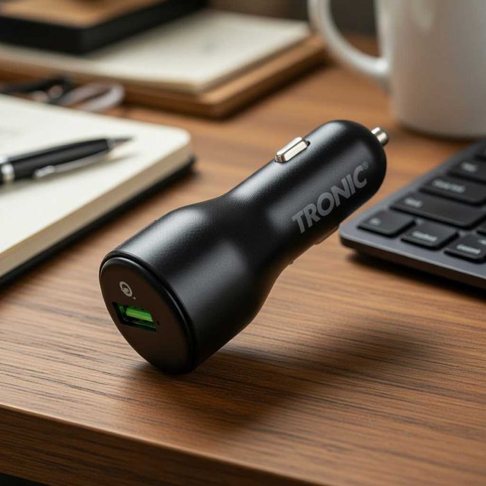 Incarcator Auto de Masina Bricheta TRONIC USB-A 12/24V QC3.0 18W - Nou