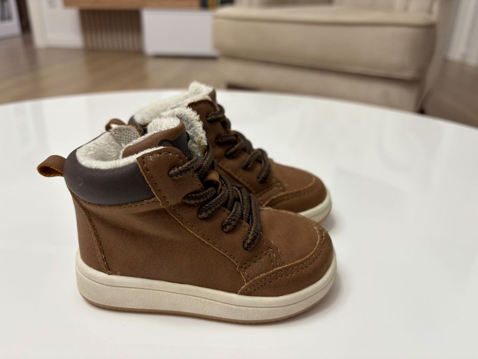 Ghete de iarnă băiat maro