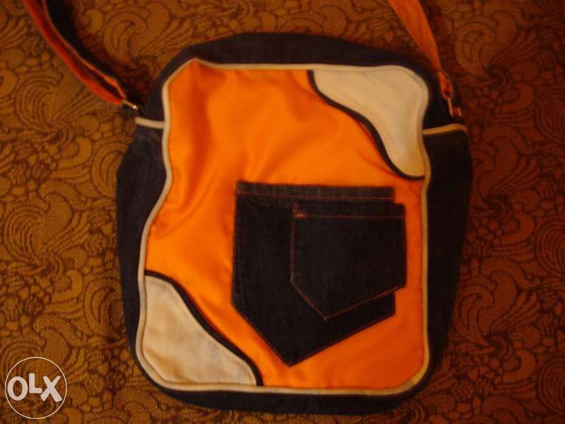 Унисекс дънкова чанта