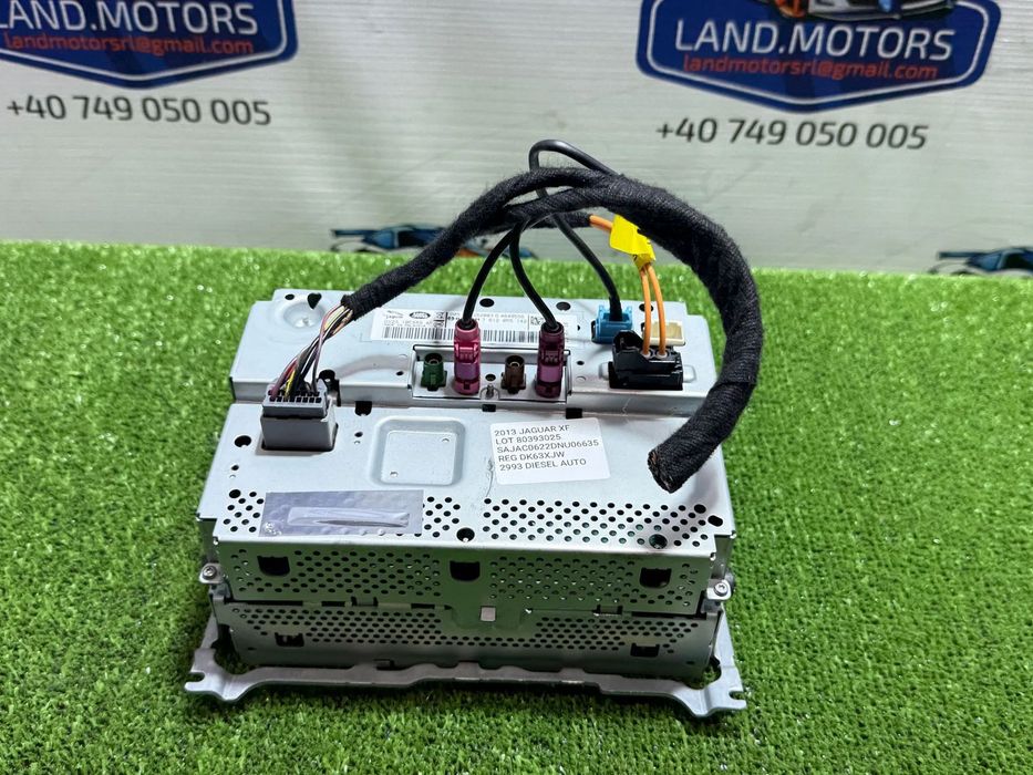 DISPLAY TACTIL NAVI / ECRAN MEDIA RADIO / AUDIO JAGUAR XF S PREMI 2013 3.0 DIESEL COD OEM C2Z30132 / EX2310E889CB / 7612055142 / DX23-10E889-AF / BERLINA 2009-2015