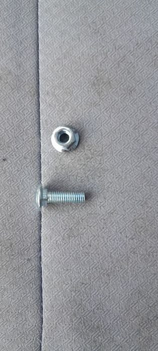 Оценкованный с декоративный шляпкой болт, гайка шайба м6