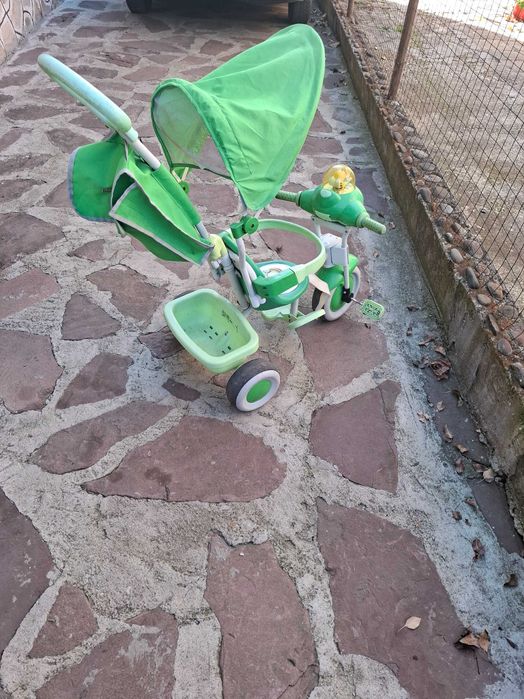 Детска триколка с дръжка Чиполино  лукс.