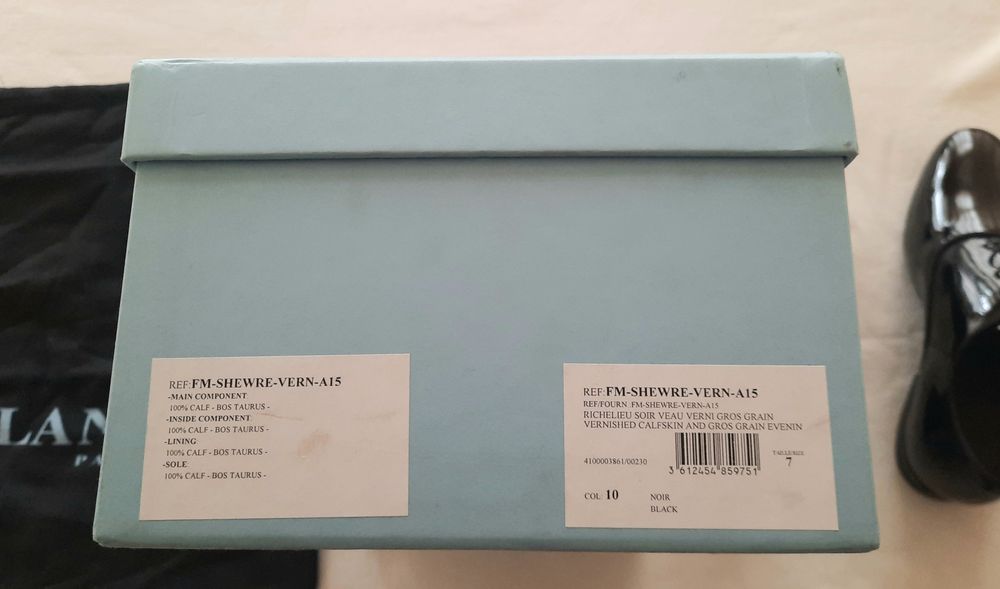 "Lanvin" туфли унисекс, лакированные 38 размер, оригинал