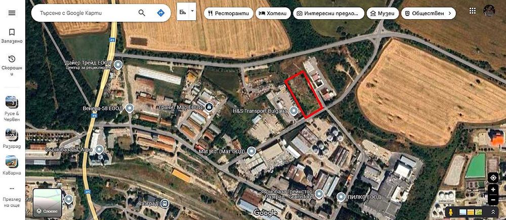 Продава се Парцел в Разград, Лудогорие - 8458 кв.м за 19 €/кв.м - Снимка #1