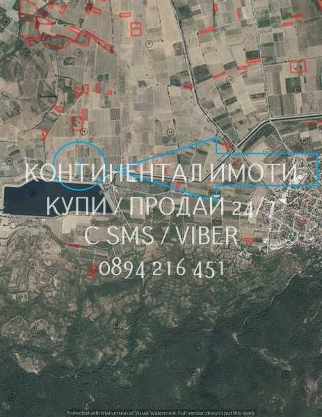 кодг 62932. Гледано лозе 2200м2 десертно Супер ран до шосе и язовир