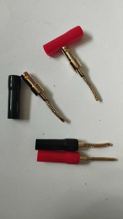 Conectori tip pin flexibil 2mm / shell din plastic - 8-buc.