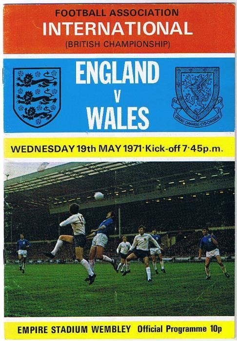 Оригинални футболни програми на Англия от 1968 до 1985 г.