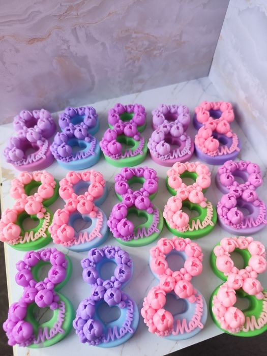 Мыло ручной работы к 8 марта