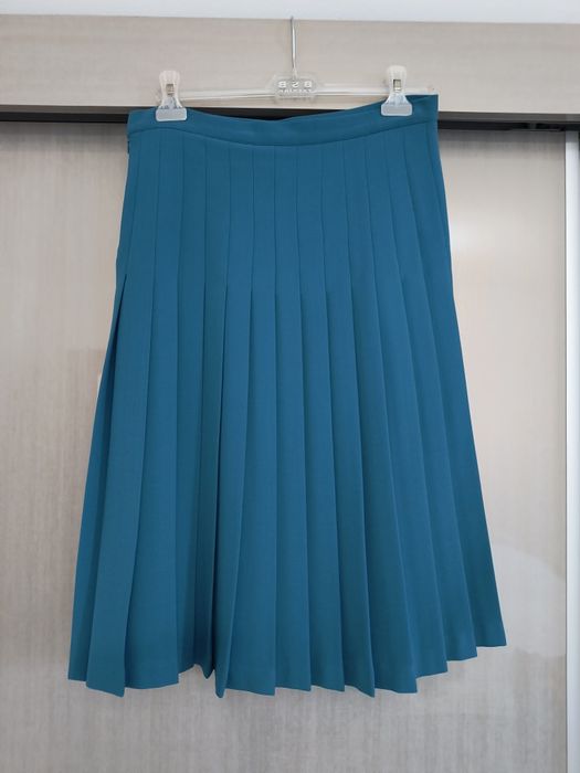 Costum vintage albastru petrol