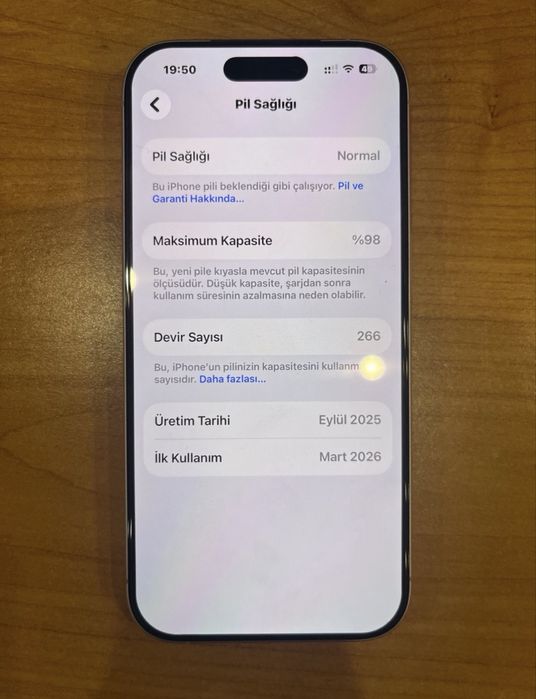 İPhone 17 lavander 256 GB/98%