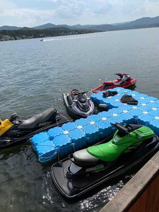 Мост из пластика (понтоны)