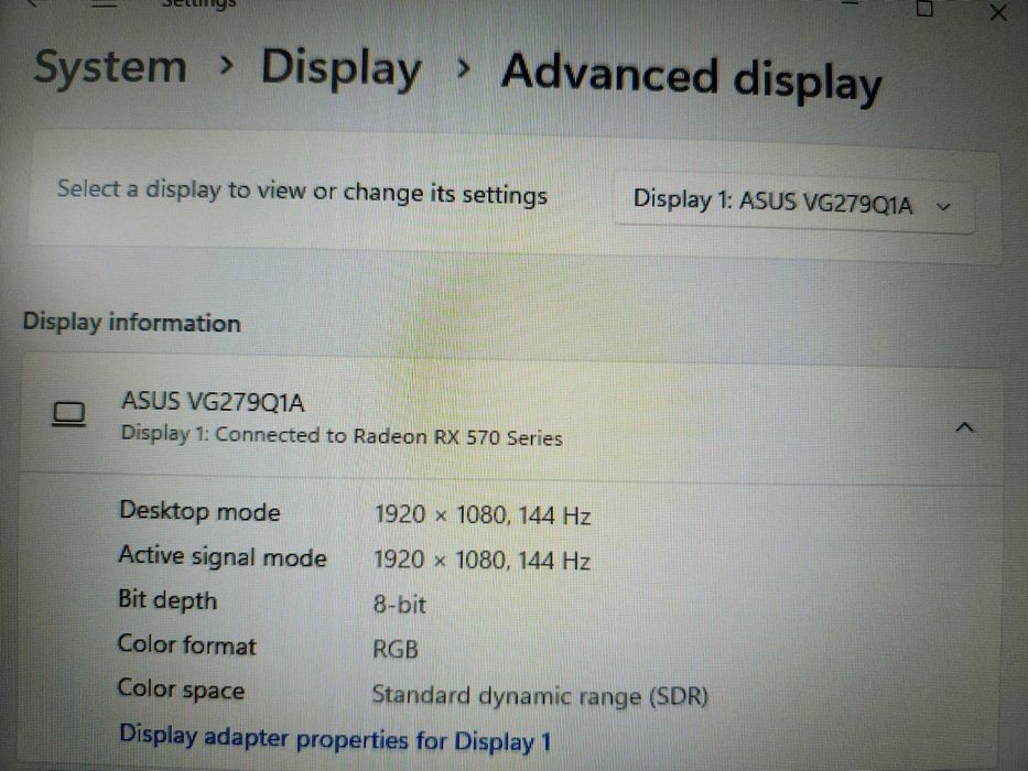 Monitor LED ASUS Gaming TUF VG279Q1A 27 inch, IPS, FreeSync, 165Hz