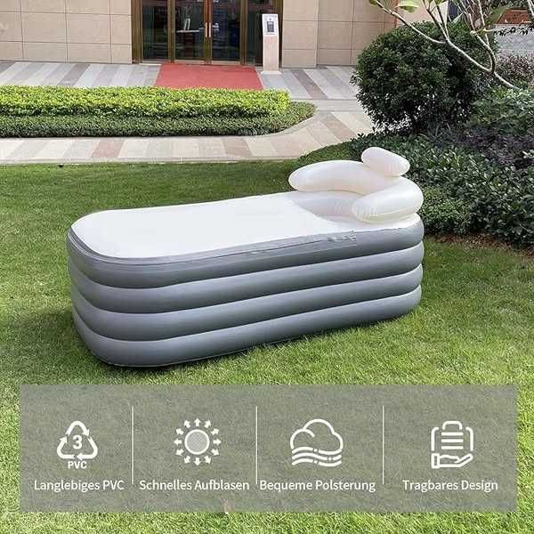 Cadă de baie gonflabilă pentru adulți