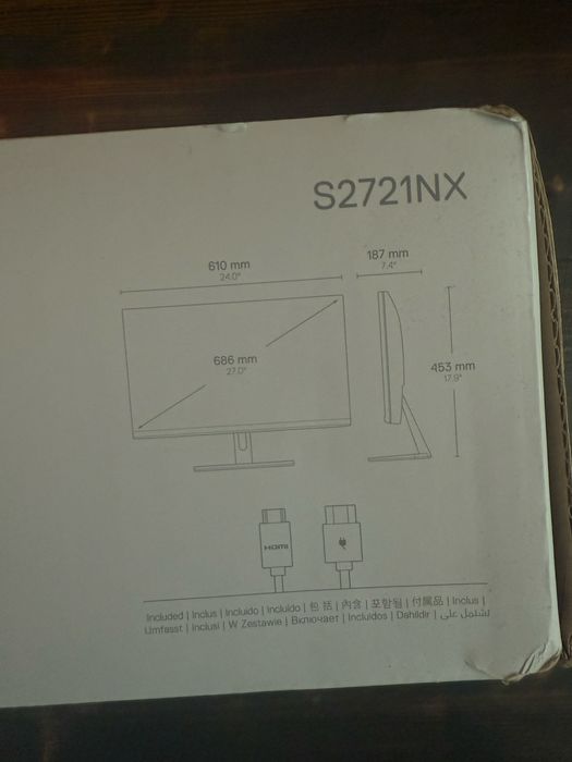 Монитор Dell27” S2721NX