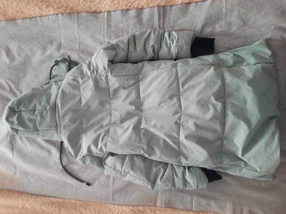 Длинный пуховик детский на девочку 152