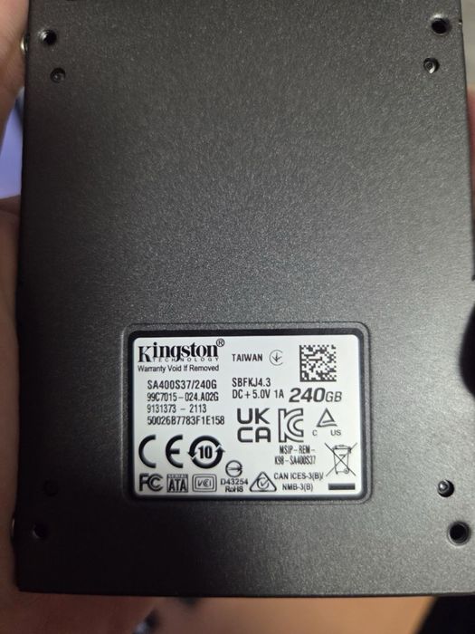 SSD диск Kingston