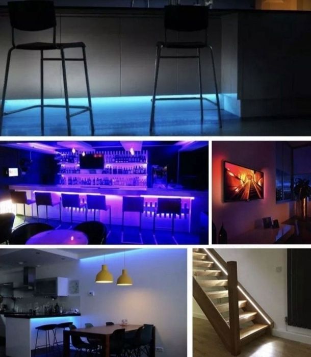 Kit Banda Led Rgb 5 metri multicolor telecomanda