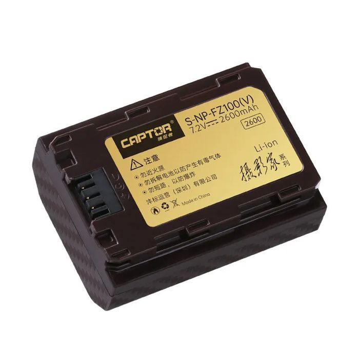 Новые батареи SONY NP-FZ100 CAPTOR 2600 mAh c type-C портом
