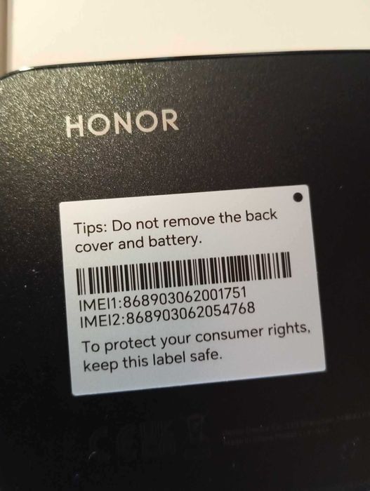 HONOR 200 LITE BLACK 6.70 ", 256 GB, RAM 8 GB, 108+5+2 MP, 5G НОВ