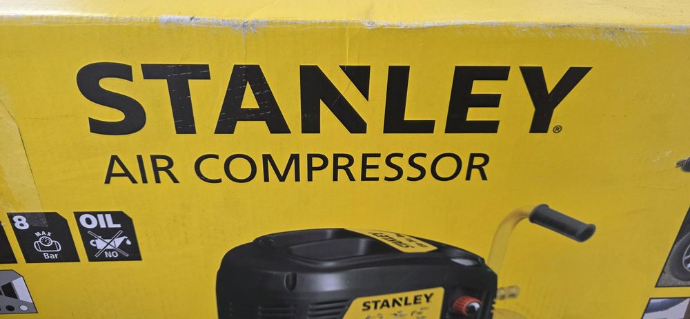 Vand compresor aer Stanley, 8 bar, 24l, 1,5 Hp
