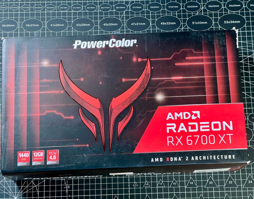 Placă video AMD Radeon RX 6700 XT 12GB PowerColor | Cutie originală