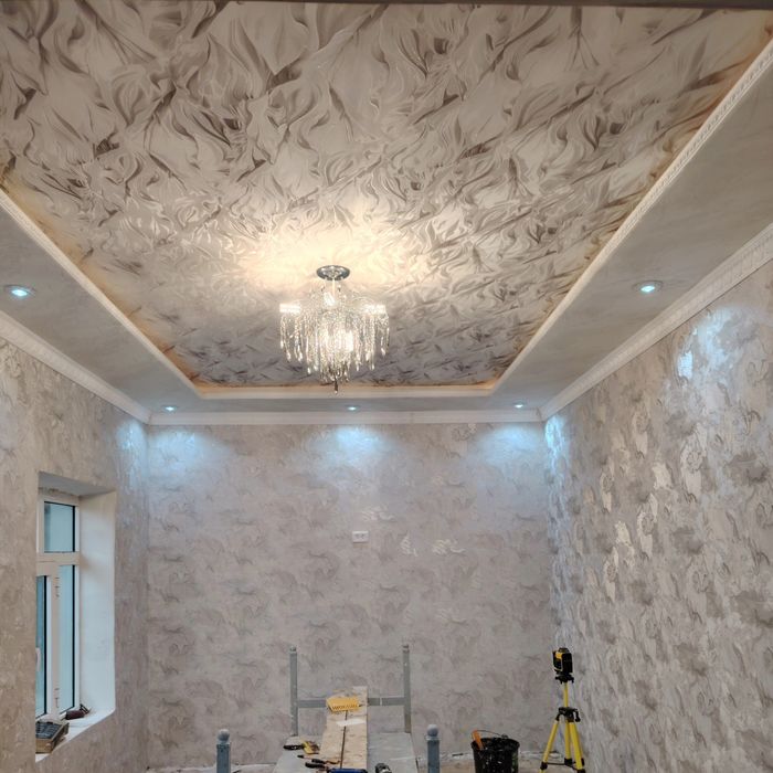 Malyarka, oboy, patalok, Lamenat, kraska yevro remont qilamiz.