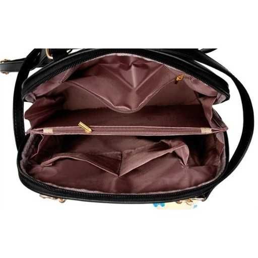 Rucsac elegant cu breloc cadou negru