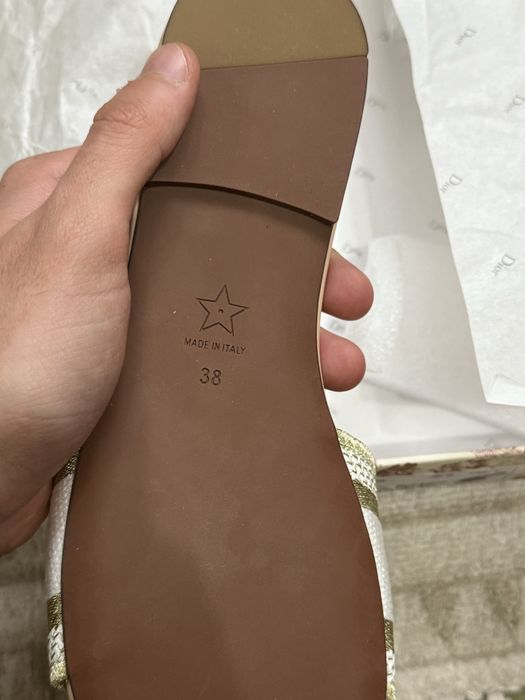 Шлепки dior