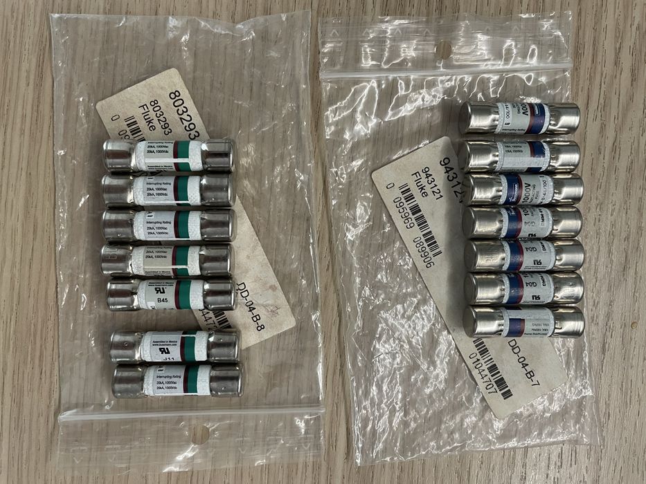 Sigurante fuzibile Fluke instruments 25 lei/bucata