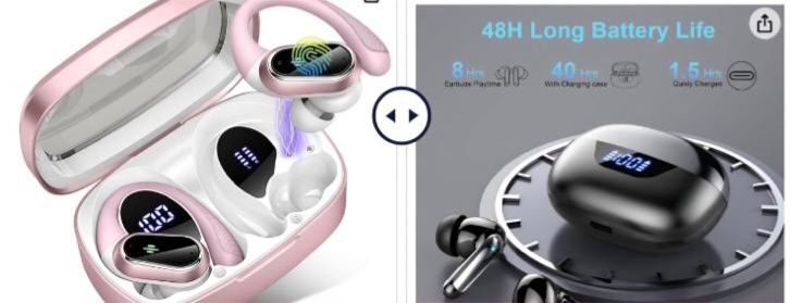 Oferta ! Casti wireless Bluetooth ,  display LED,  Sigilate !