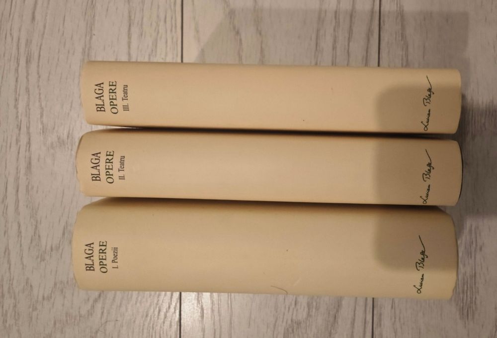 Set Lucian Blaga, Opere, Complet, 3 vol, Academia Romana, RAR