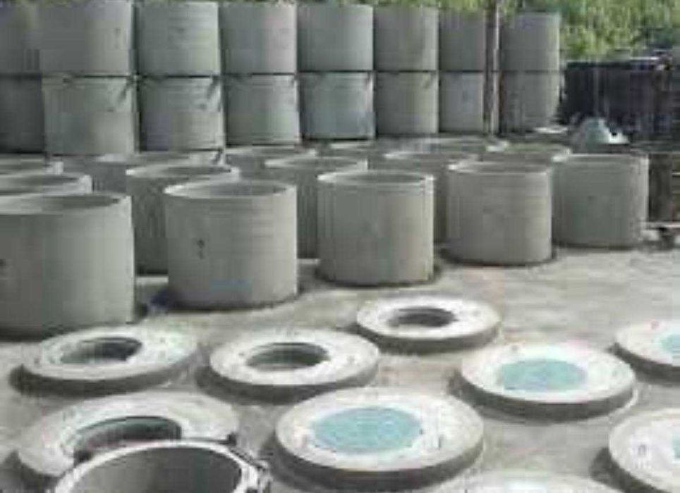 Колодец.Kalodes.Kolodec (кольцо стеновой. Дниша. Плита перекрытия