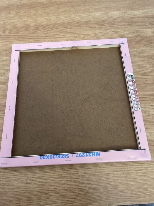 Tablou cu diamante lucrat manual