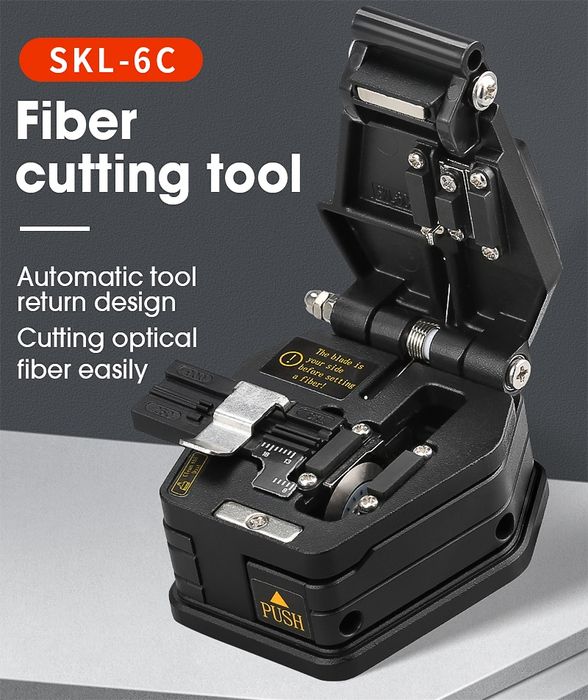 Скалыватель оптического кабеля, оптика резка, Optic Fiber Clever,
