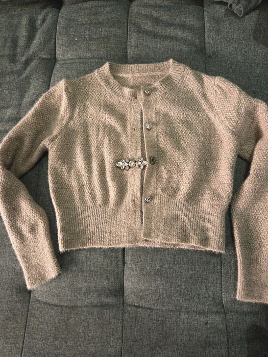 Къси жилетки бежова и синя Avin пола