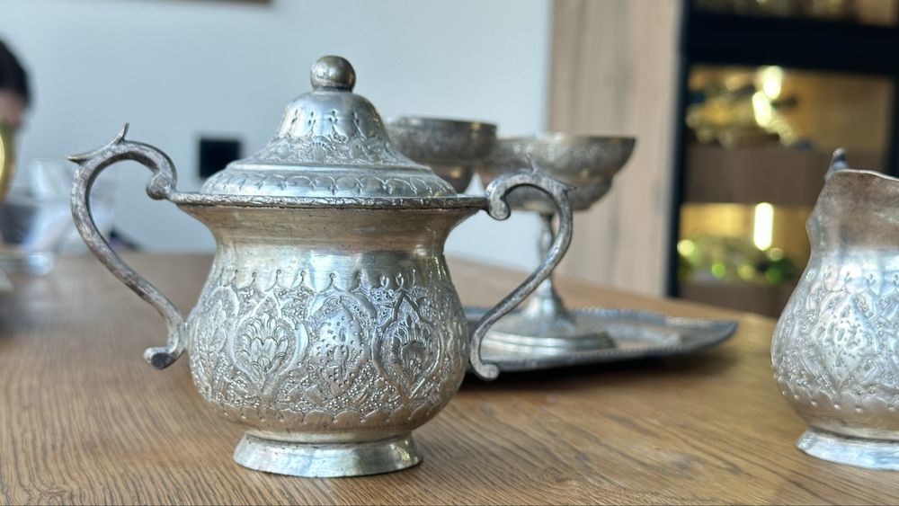 Серебрение сервизы Персия антикварные