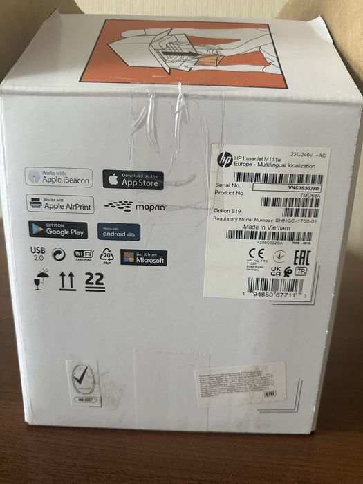 Принтер HP LaserJet M111w (7MD68A)