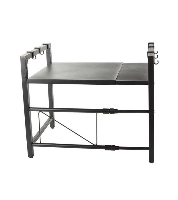 Регулируем метален рафт за микровълнова фурна, кухненски органайзер