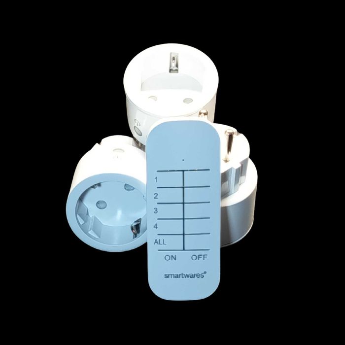 Smartwares - smart house, set 3 prize universale + telecomanda - NOU