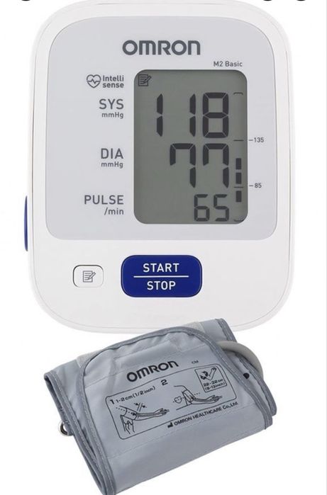 Афтоматический тонометр Omron M2 Basic. Гарантя 1 год.