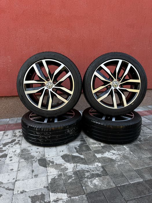 Jante R17//5x112//225 45 17//VW//Golf7//Jetta//Polo//Golf6//Touran//MADRID//DymondCut