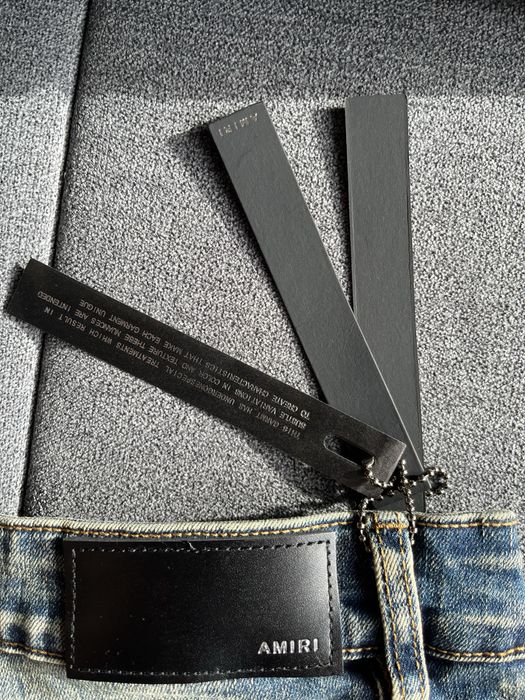 AMIRI :Varsity ripped jeans(УНИВЕРСАЛНИ)