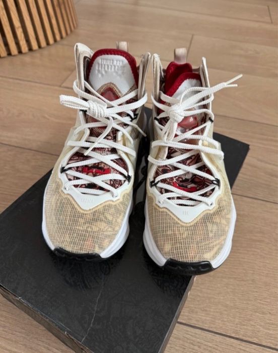 Sneakers Nike LeBron 19 sketch white black red