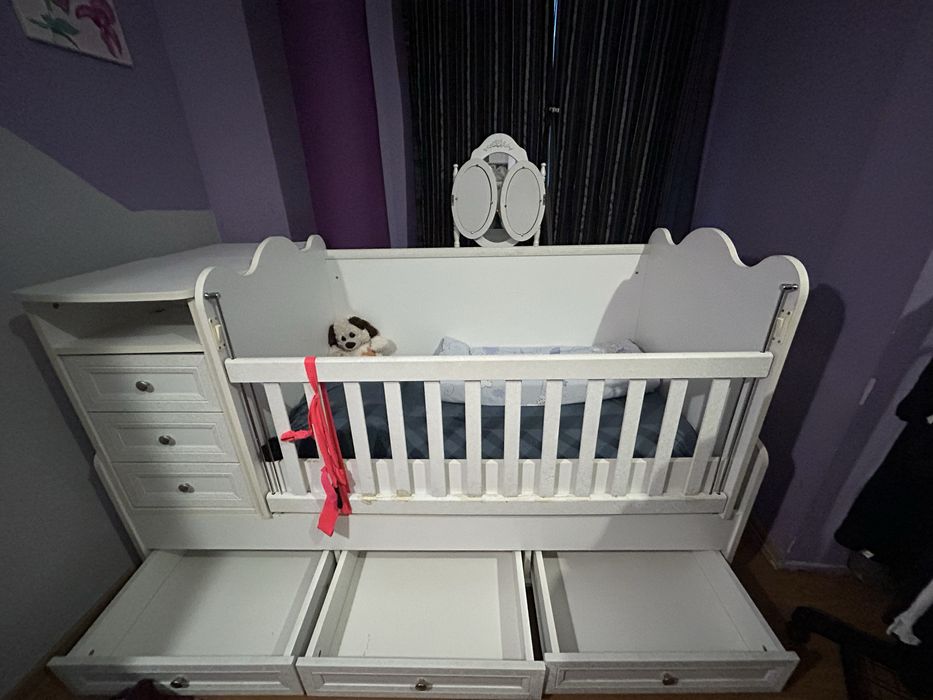 Прекрасна Кошара за Бебе и дете до 8 годишна възраст със матрак