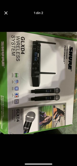 Se vinde set 2microfoane