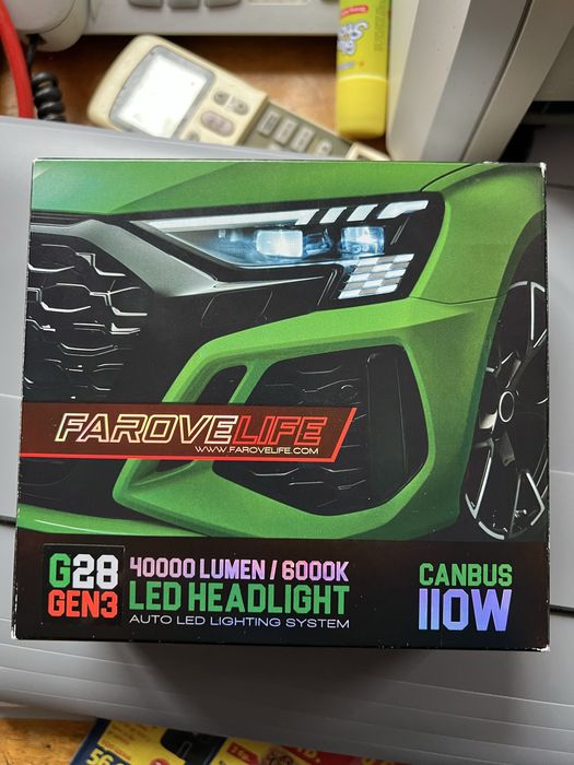 H4 Led gen 3 фарове лайф