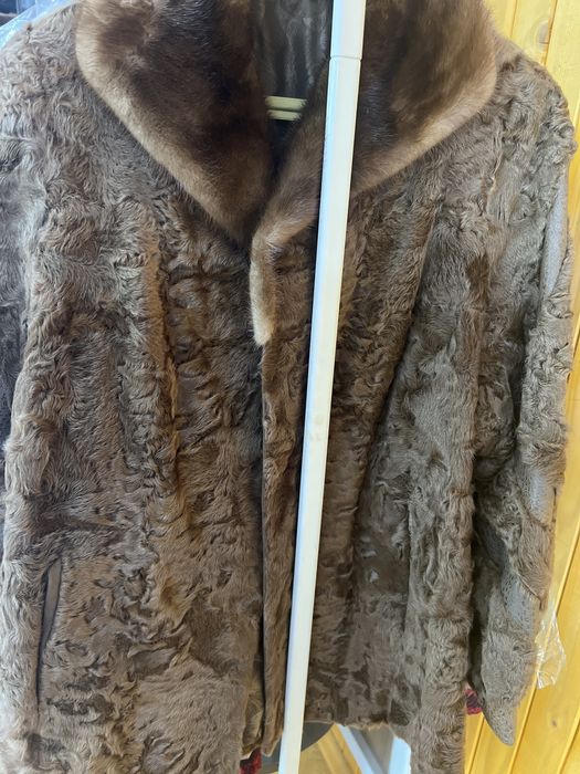 Кожени палта естествен косъм